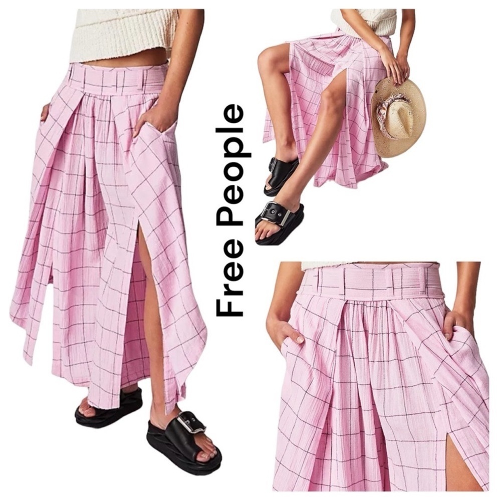 NWOT Free People Lunar Cove Wide Leg Pants